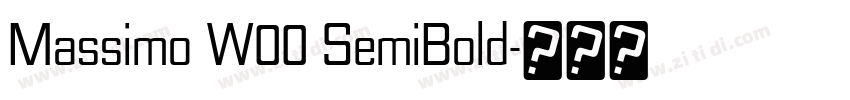 Massimo W00 SemiBold字体转换 Massimo W00 SemiBold字体转换